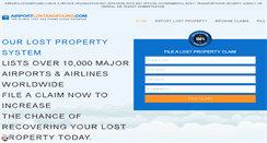 Desktop Screenshot of airportlostandfound.com